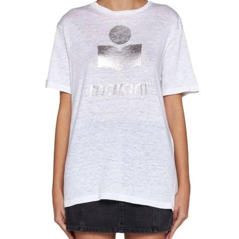 Isabel Marant White Logo T-Shirt